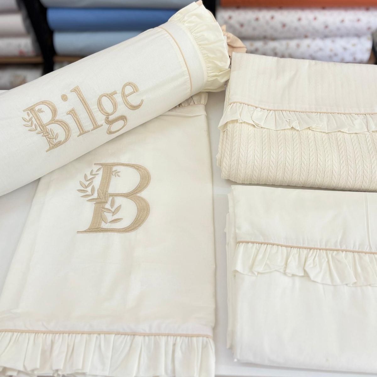 Pike Nevresim Set Şeker Yastık 6 Parça Pamuklu