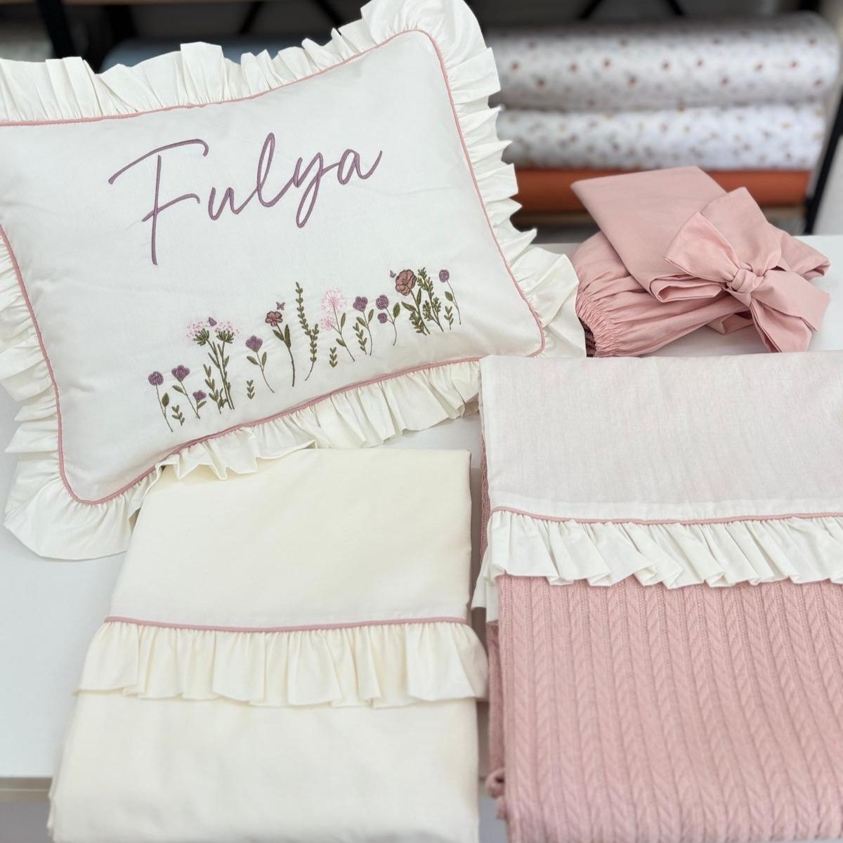 Pike Nevresim Set 5 Parça Pamuklu