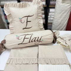 Pike Nevresim Set Şeker Yastık 6 Parça Pamuklu