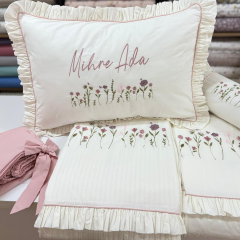 Pike Nevresim Set Şeker Yastık 6 Parça Pamuklu