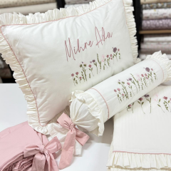 Pike Nevresim Set Şeker Yastık 6 Parça Pamuklu