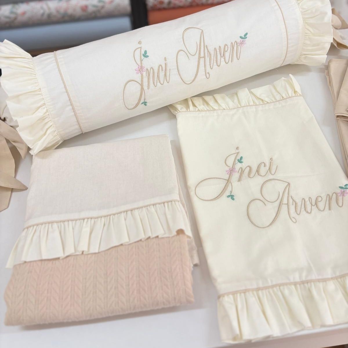 Pike Takımı Şeker Yastık  5 Parça Pamuklu