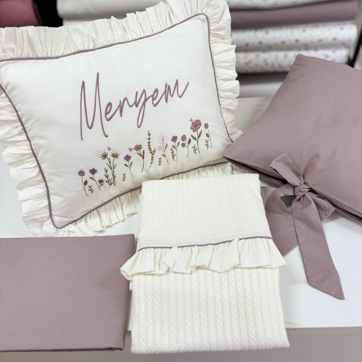 Pike Takımı 4 Parça Pamuklu