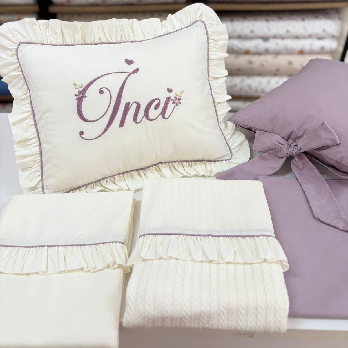 Pike Nevresim Set 5 Parça Pamuklu