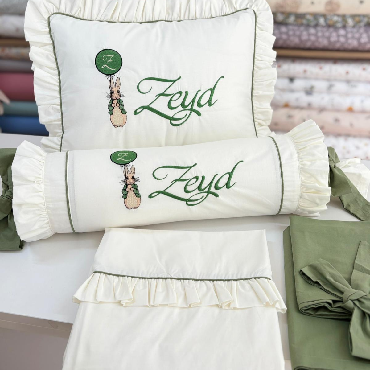 Nevresim Takımı Şeker Yastık  5 Parça Pamuklu