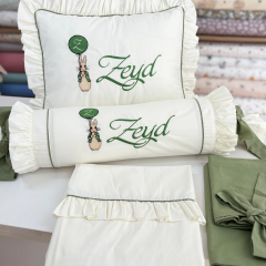 Nevresim Takımı Şeker Yastık  5 Parça Pamuklu