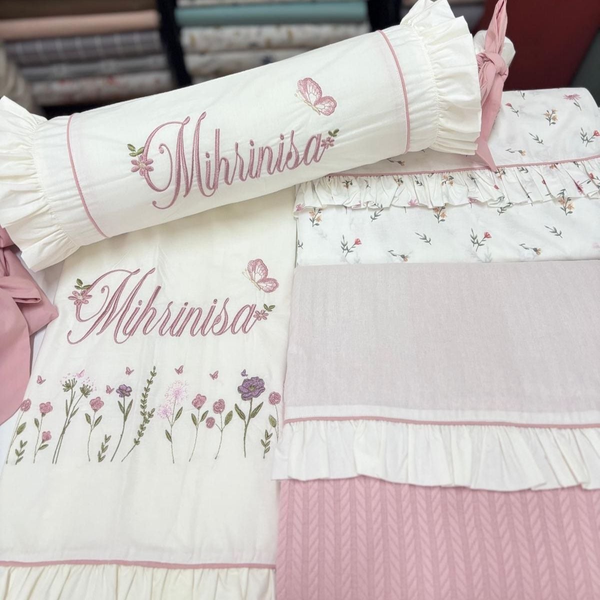 Pike Nevresim Set Şeker Yastık 6 Parça Pamuklu